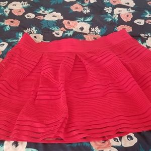 Red skirt